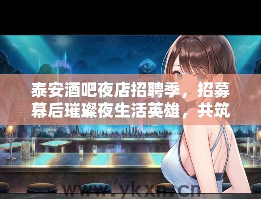 泰安酒吧夜店招聘季，招募幕后璀璨夜生活英雄，共筑不夜城辉煌