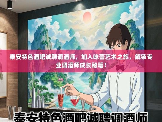 泰安特色酒吧诚聘调酒师，加入味蕾艺术之旅，解锁专业调酒师成长秘籍！