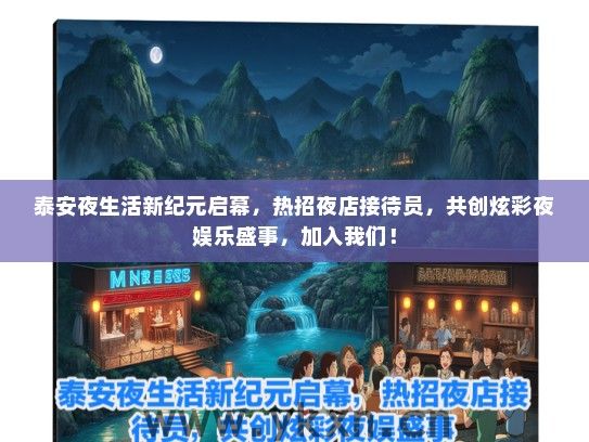 泰安夜生活新纪元启幕，热招夜店接待员，共创炫彩夜娱乐盛事，加入我们！